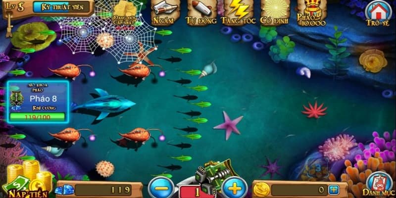 Tính năng nổi bật của game bắn cá 28 trên Wi88